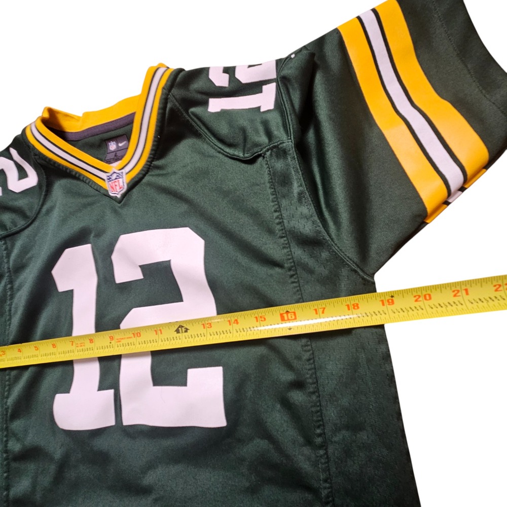 Nike Green Jersey with V-neck and Short Sleeves - Picture 10 of 10